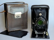 Plattenkamera mit Tasche, ca