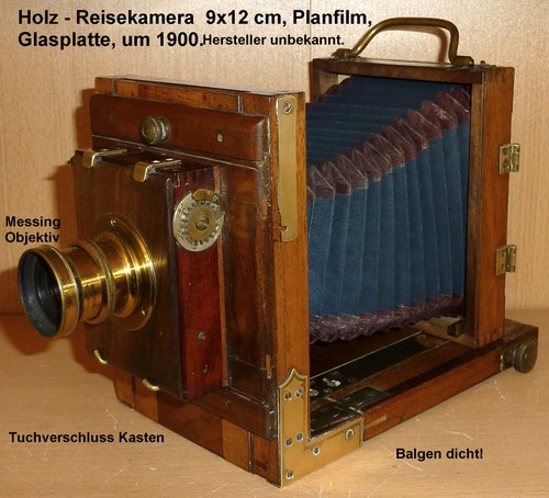 Holzkamera 9x12 platten - 9x12, /
