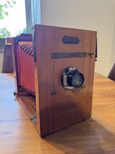 Antike Holz-Plattenkamera